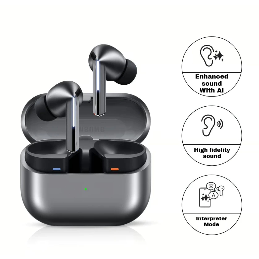Samsung Galaxy Buds 3 Pro True Wireless Earbuds - IP57 Waterproof, Noise Cancelling, Hi-Fi Sound, AI Real-Time Translati