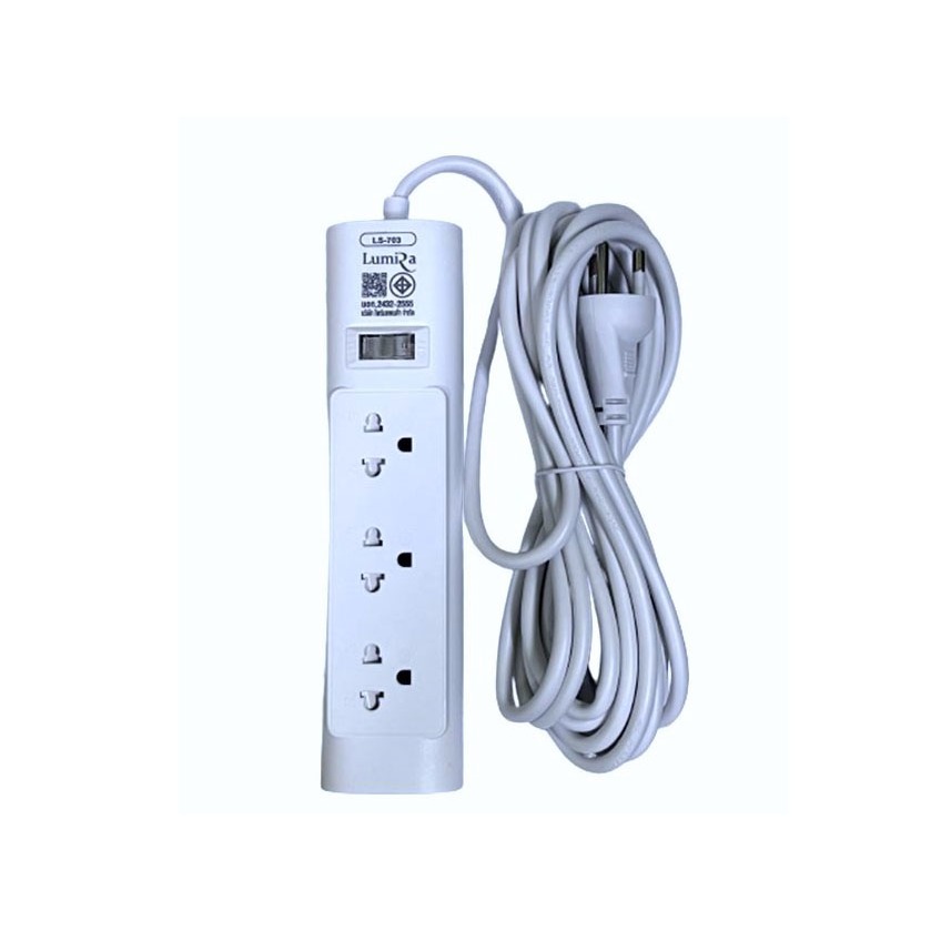 LUMIRA ปลั๊กไฟ LS-703 ขนาด 3เมตร