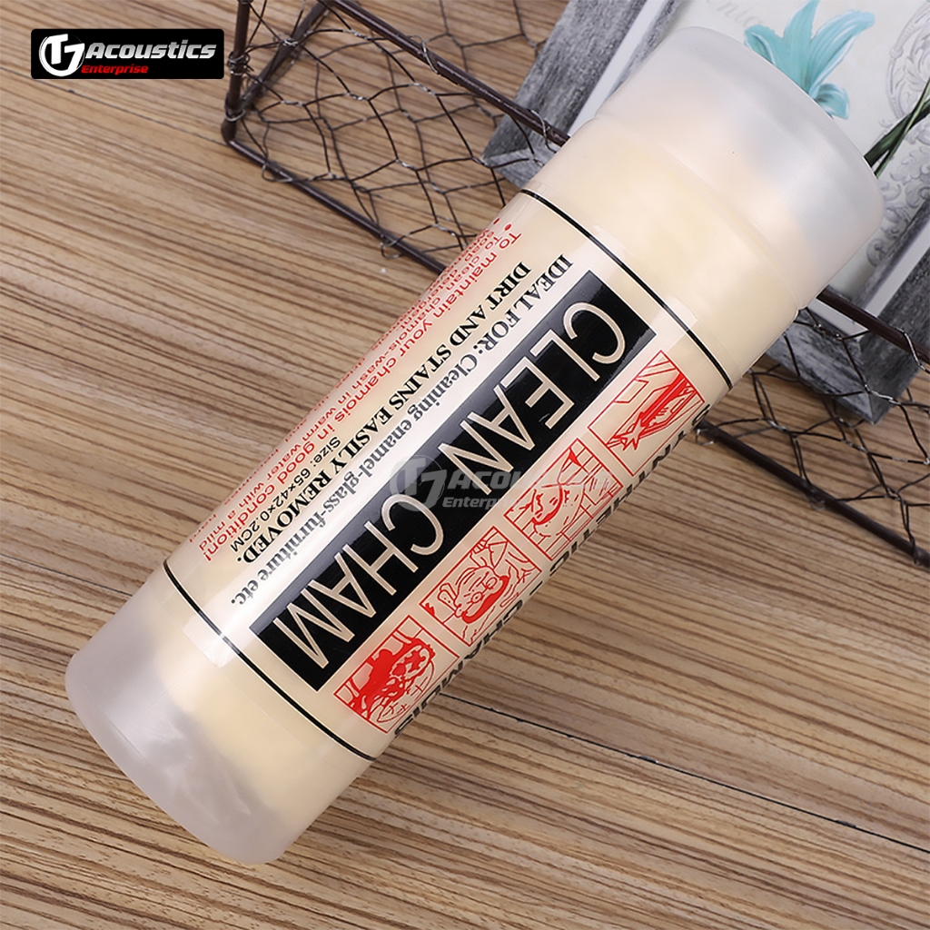 Chamois ผ้าชามัวร์ แท้100% เกรดพรีเมียม หนาพิเศษ ผืนใหญ่ นุ่มดูดซับน้ำได้ดี ผ้าเช็ดรถยนต์ ผ้า Clean Cham - รูปที่ 7