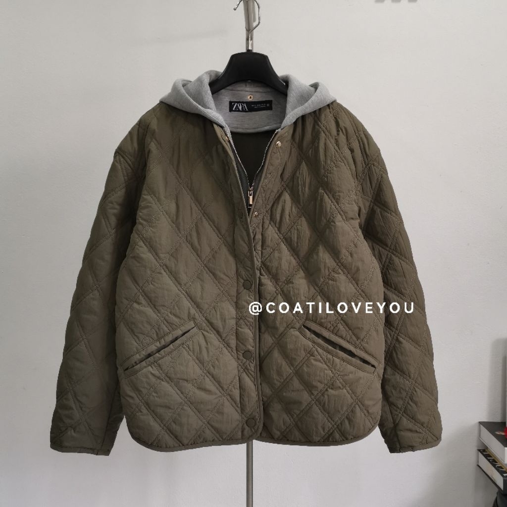 ZA.RA​​ ​Water​ Repellent​ Hooded​ combination jacket(ใส่ได้​ 2​ แบบ)​