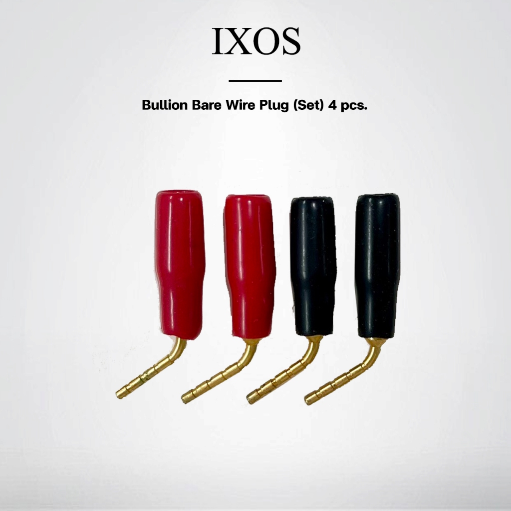 IXOS Bullion Bare Wire Plug (Set) 4 pcs.