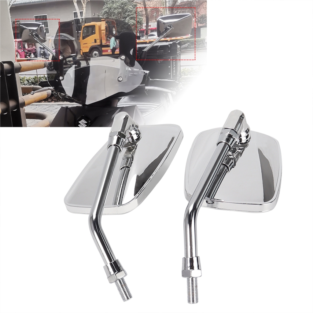 กระจกรถจักรยานยนต์ JBUBU ประเภท SR400 กระจกมองหลังกระจกมองหลัง MANY CB400 Retro Time Plating