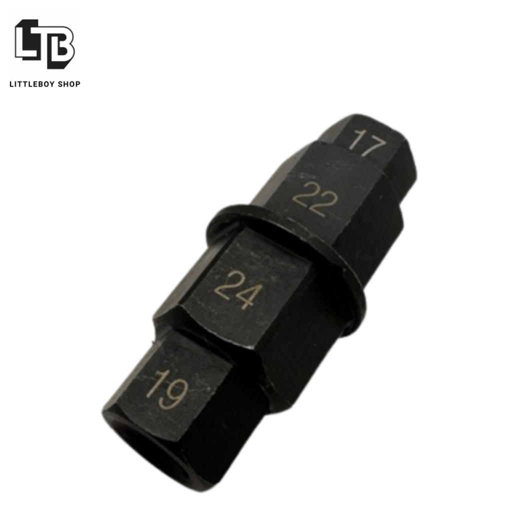 บล็อคหกเหลี่ยมสำหรับถอดล้อบิ๊กไบค์ เบอร์ 17 19 22 24 Hex wrench 17 19 22 24 for remove front axis bigbike