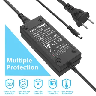 ที่ชาร์จแบตเตอรี่ 29.4V/42V/54.6V 2A Fast Charger with 7 Plugs Universal Lithium Battery Lithium-ion อะแดปเตอร์ไฟฟ้า