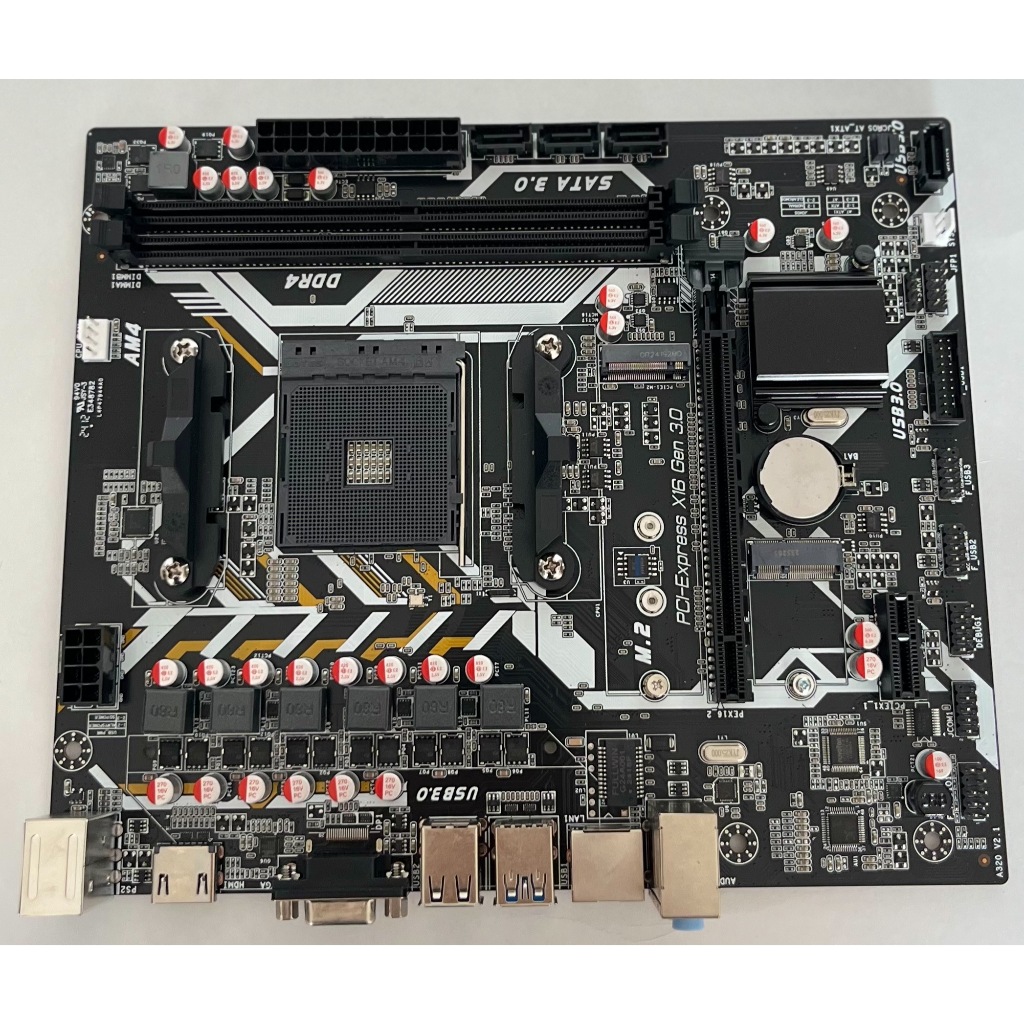 เมนบอร์ด Mainboard AM4 (A320M-VH) เมนบอร์ด LWC(Longwell)