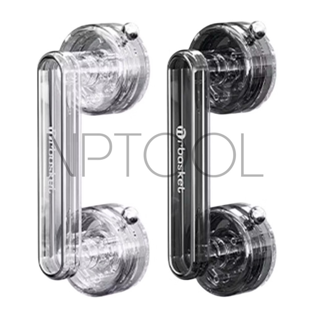 NP-22 มือจับประตูถ้วยดูด, ที่จับประตูบานเลื่อนกันลื่นกันน้ํา, ที่จับประตูตู้เสื้อผ้าแบบใช้ซ้ําได้แบบพกพาที่ถอดออกได้