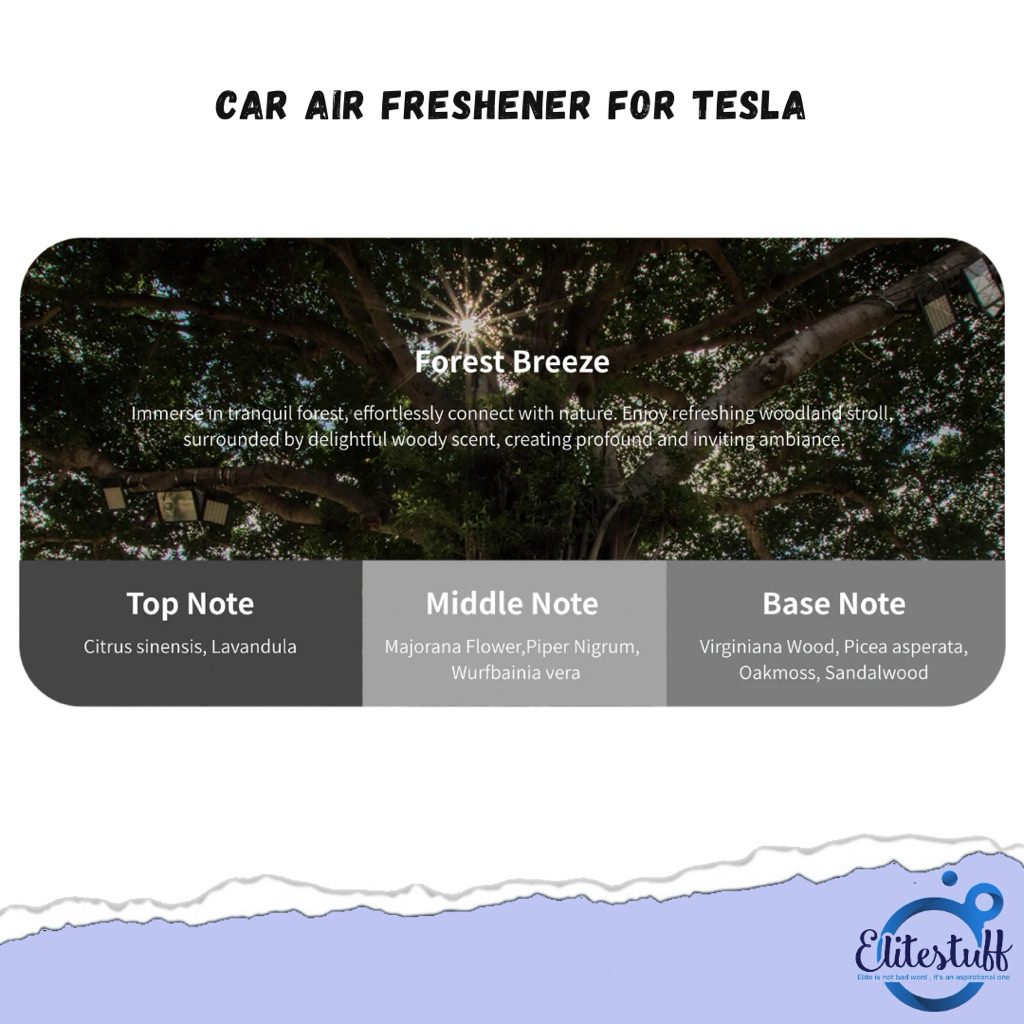 Car Air Freshener for Tesla - แท่งหอมปรับอากาศในรถ - รูปที่ 4
