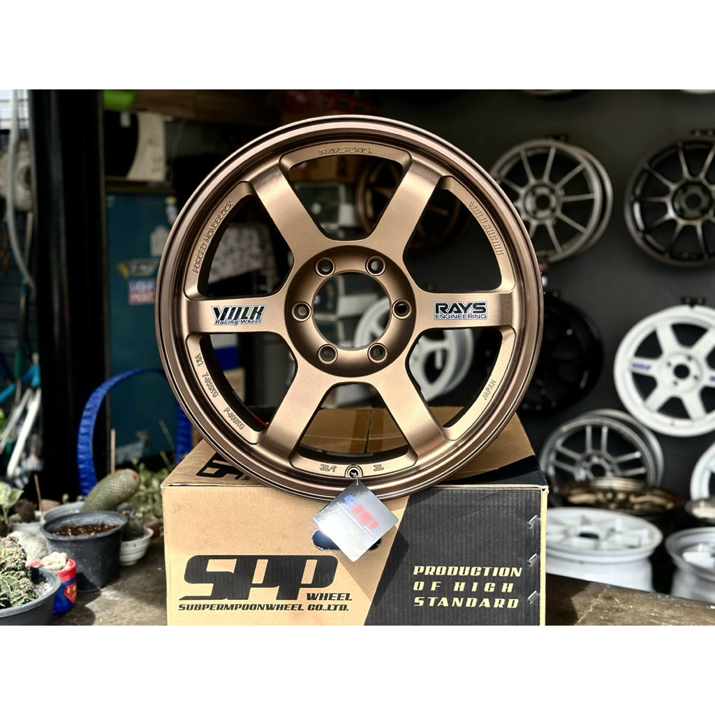 ล้อแม็กซ์ Te37 งาน SPP ขอบ 18“ 9 ออฟ 0 สีเข้มปีใหม่ (1ชิ้น ได้ 4 วง)