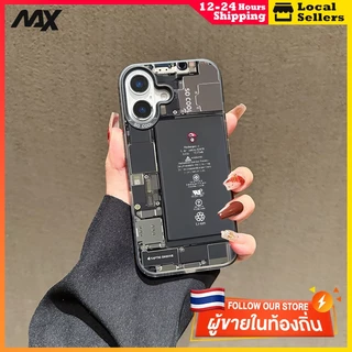 ส่งจากไทย กันกระแทก รุ่นเย็น กรณีโทรศัพท์ซิลิโคนนุ่ม iphone 7 8P XR XS X 13 12 14 15Pro Max เคส ไอโฟน11 แผนภาพส่วน