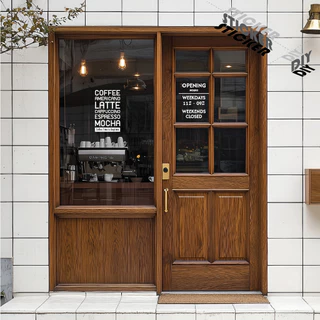 สติ๊กเกอร์ กาแฟ / Coffee / Cafe (PVC ไดคัทตกแต่งกระจก ผนัง ประตู)