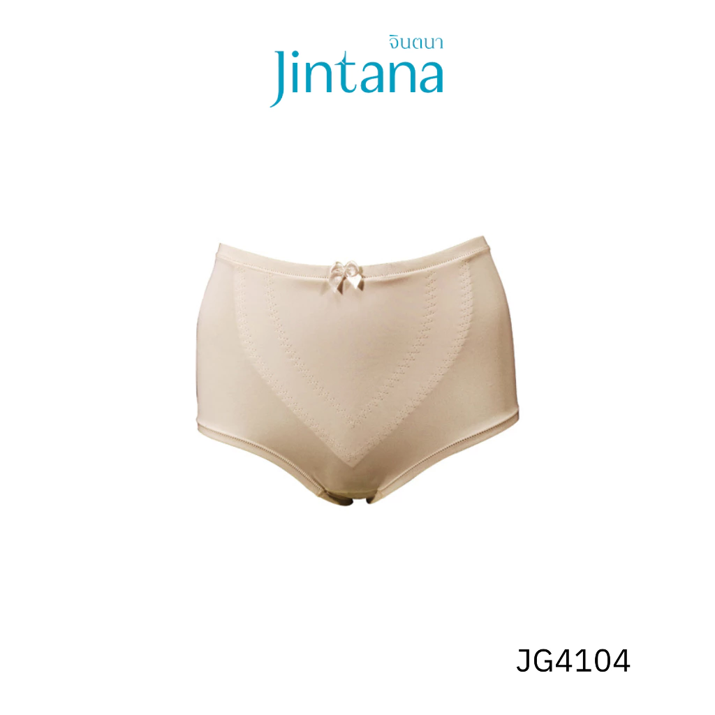Jintana กางเกงสเตย์กระชับสัดส่วน จินตนา รุ่น Basic รหัส JG4104 สีเบจ กางเกงเก็บพุง กางเกงกระชับสัดส่วน กางเกงลดหน้าท้อง
