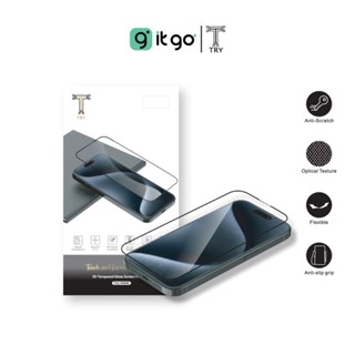 ฟิล์มกระจก TRY 3D โค้งลงขอบเนียนเหมือนไม่ได้ติด ปกป้องหน้าจอ…