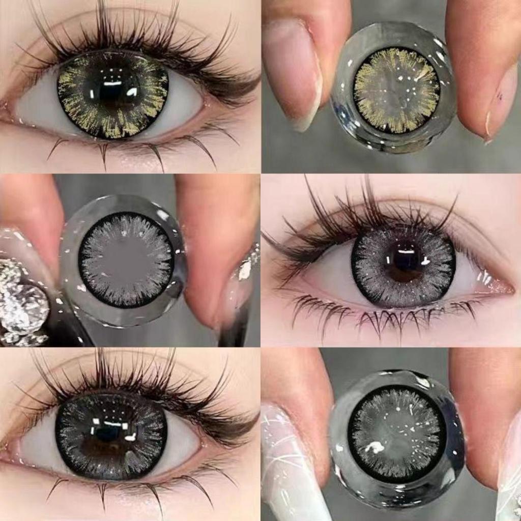 Midroo【COD】 ขยายรูม่านตา Big eyes effect เลนส์ธรรมชาติขนาดบิ๊กอาย Monthly1คู่ไม่สายตาสั้น