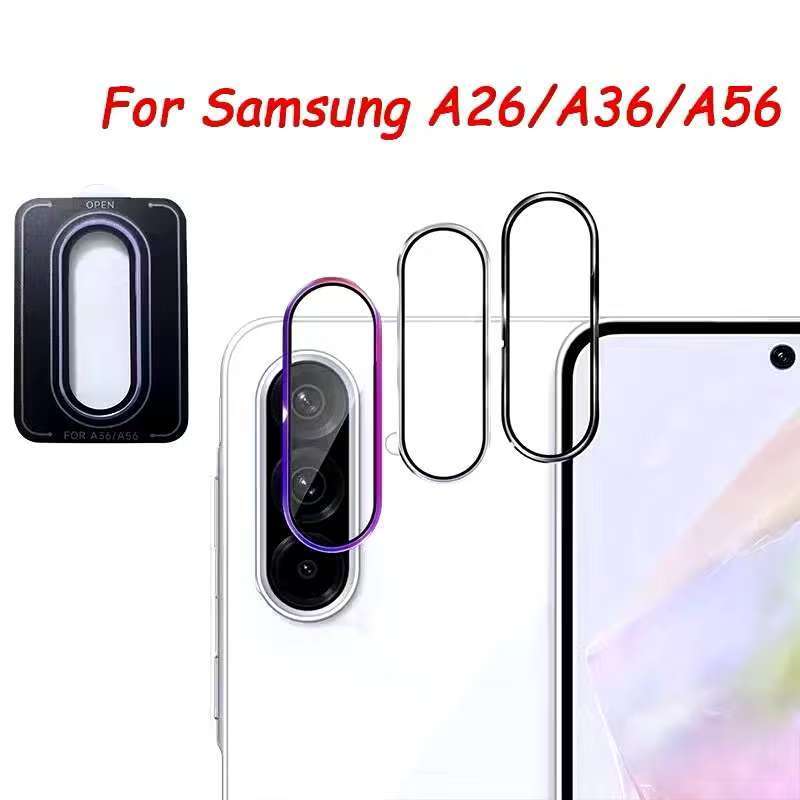 ฟิล์มกระจก กันรอยเลนส์กล้อง สำหรับ Samsung A56 A36 A26 ฟิล์ม เลนส์กล้อง