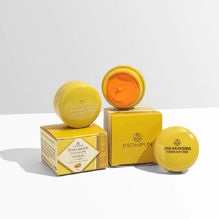 ครีมขมิ้นว่านนางแดง สูตรฝ้า กระ จุดด่างดำ ผิวกระจ่างใส กลางคืน | PROMPUN Turmeric Night Cream 5 g