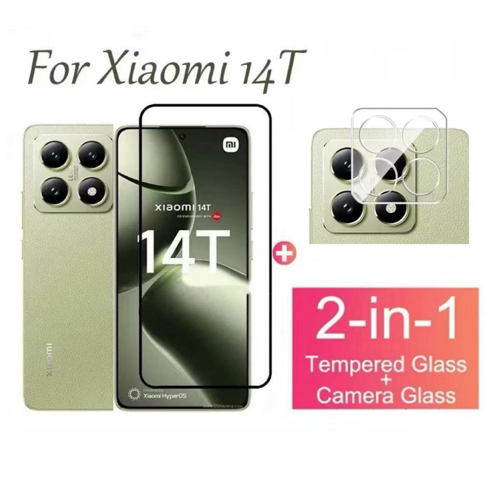 ฟิล์มกระจก เต็มจอ สำหรับ Xiaomi Mi14T Pro Mi13T Mi13Tpro Mi12T Pro Mi11T Mi11Tpro Mi10T Pro
