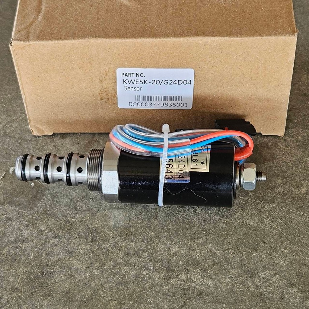 โซลินอยด์วาล์ว KWE5K-20 รหัส G24D04 โซลินอยด์ คอนโทรลวาล์ว อะไหล่ รถขุดดิน แม็คโคร รถตัก