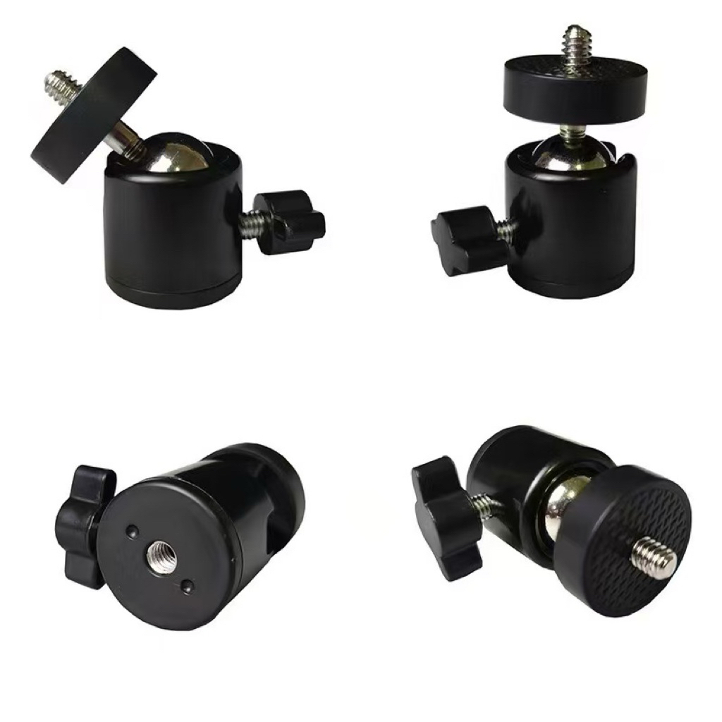 UPick1 ข้อต่อสกรู 1/4 หัวบอล360° ข้อต่อกล้อง สำหรับขาตั้งกล้อง ปรับหมุนได้อย่างอิสระ