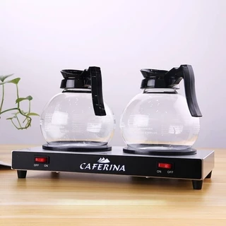 เครื่องอุ่นกาแฟ 2 ถาดเทฟลอน รุ่น THP-2202+หม้ออุ่นกาแฟ 8892 กำลังไฟ 150-175 วัตต์ มีสวิสต์เปิดปิดแยกอิสระทั้ง 2 ถาด