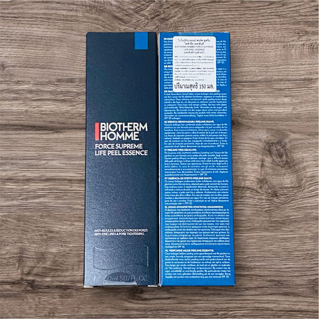 “เหลือ 2,700 กดโค้ดหน้า App.” BIOTHERM HOMME FORCE SUPREME LIFE PEEL ESSENCE 150 มล.