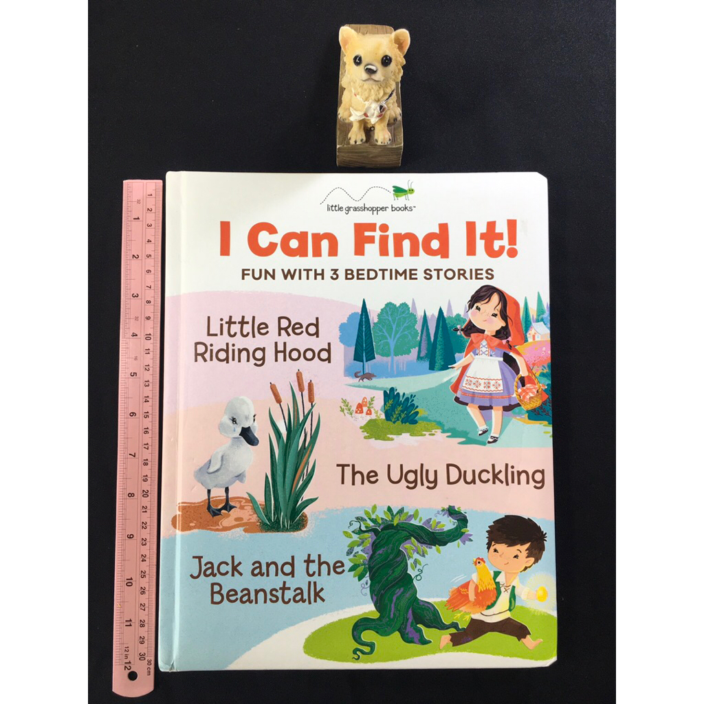 I Can Find It Fun with 3 Bedtime stories (ขอบปกมีตำหนิฉีกเล็กน้อย) หนังสือภาษาอังกฤษ Boardbook (Pre-