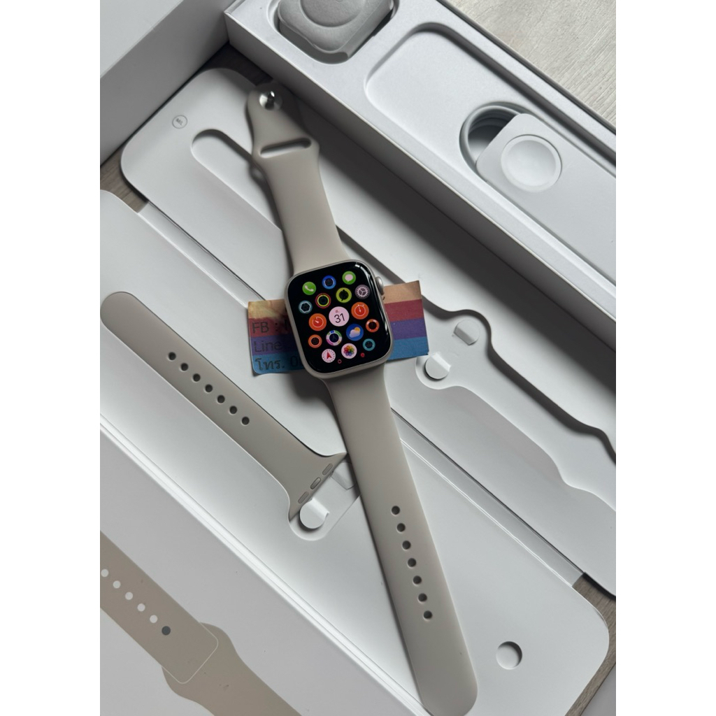 Watch Series 8 GPS + Cellular อะลูมิเนียม 45 มม. ( สี สตาร์ไลท์)