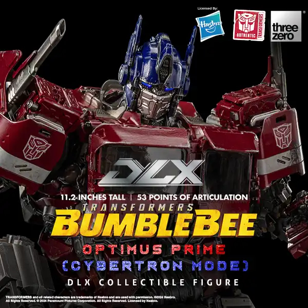 THREEZERO x HASBRO TRANSFORMERS BUMBLEBEE DLX OPTIMUS PRIME (CYBERTRON MODE)