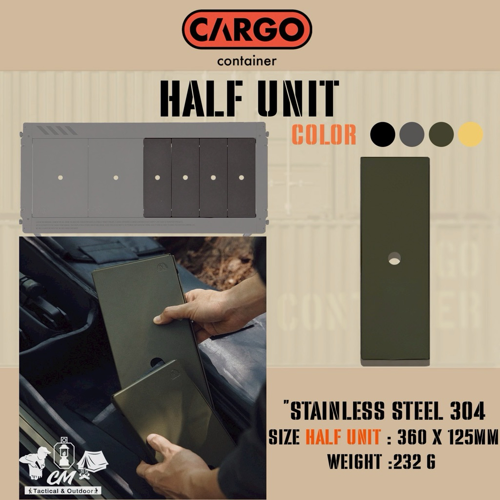 Cargo container igt part half unit