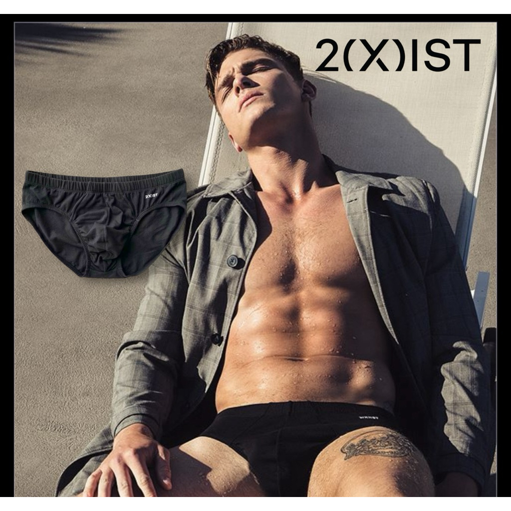 กางเกงในชาย 2(x)ist สีดำ ทรง บรีฟ sizeฝรั่ง S, M,L size