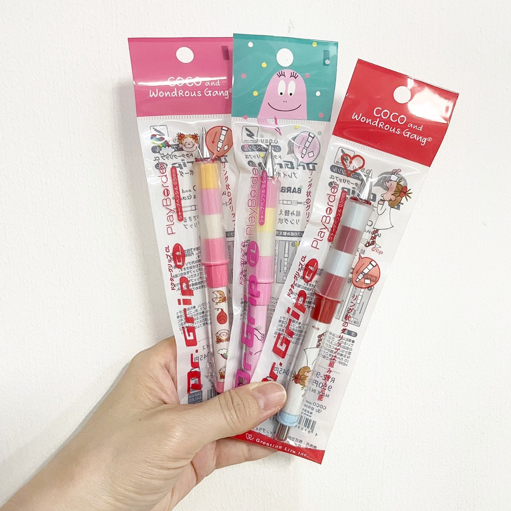 NEW!!! ดินสอกด Dr.Grip ลาย Barbapapa / Coco-chan