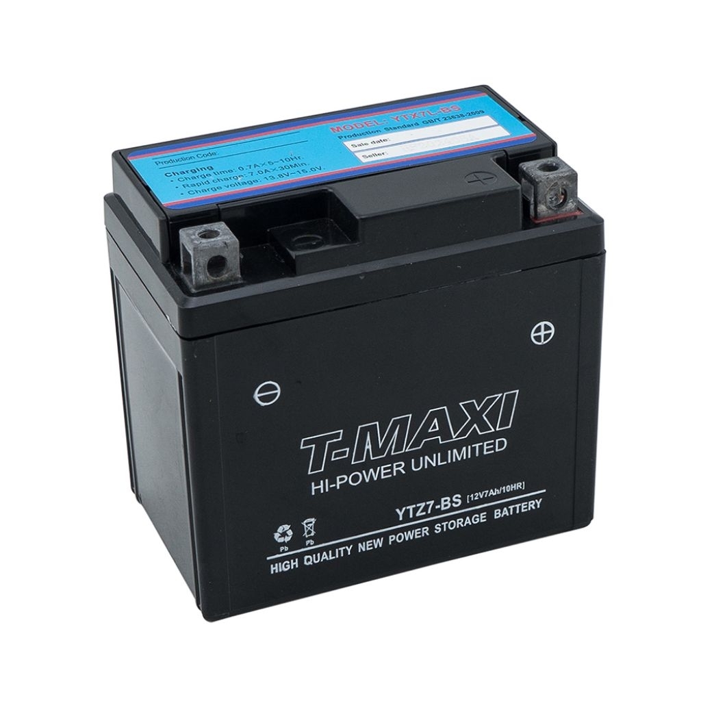 แบตเตอรี่แห้ง T-MAXI YTZ6S (12V/6Ah)