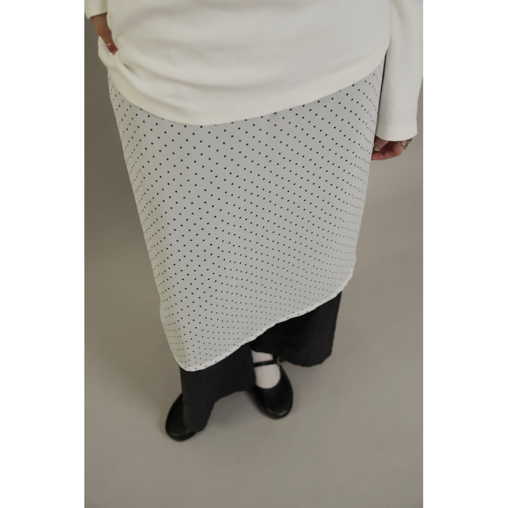 Alyn -Layered wrap skirt