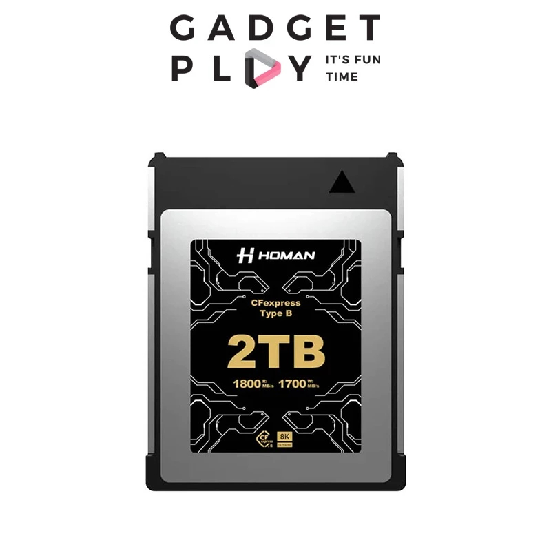 [กรุงเทพฯส่งด่วน] Homan CFexpress Card Type-B 2TB เมมโมรี่การ์ดความเร็วสูง ถ่าย 8K ได้