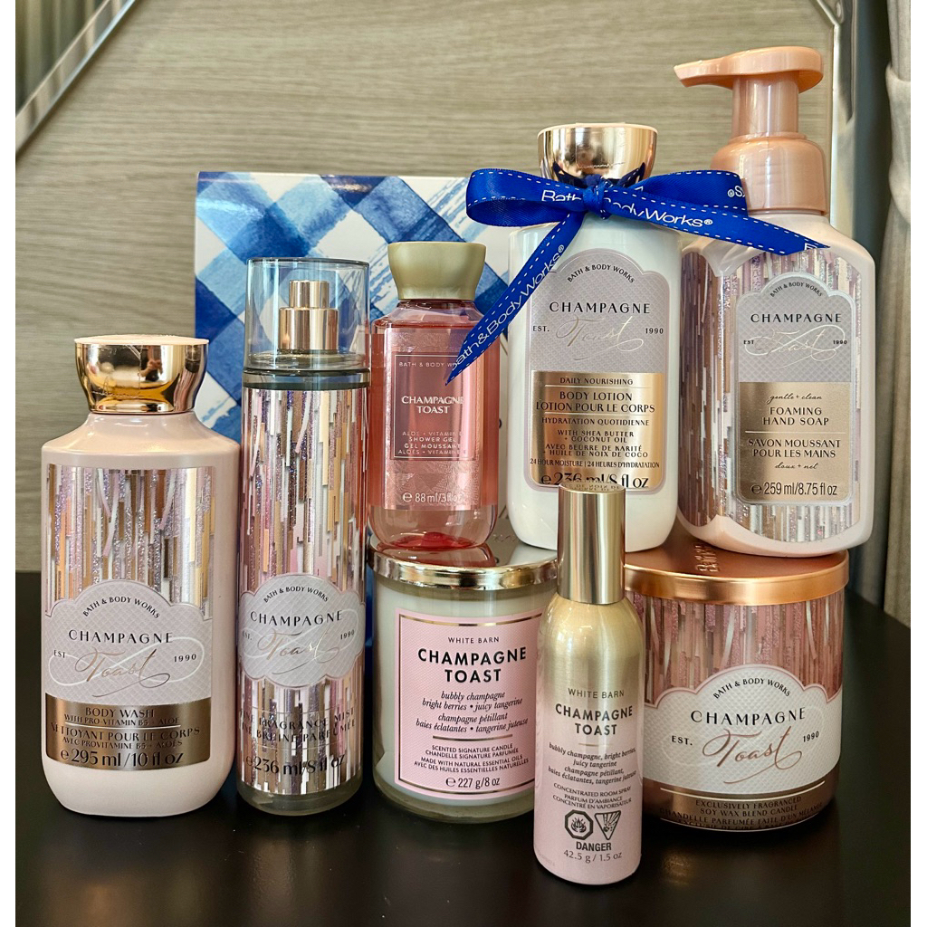 มีส่งด่วน🩷แท้💯🩷จากShop Bath and Body Works กลิ่น Champagne Toast พร้อมส่ง✅