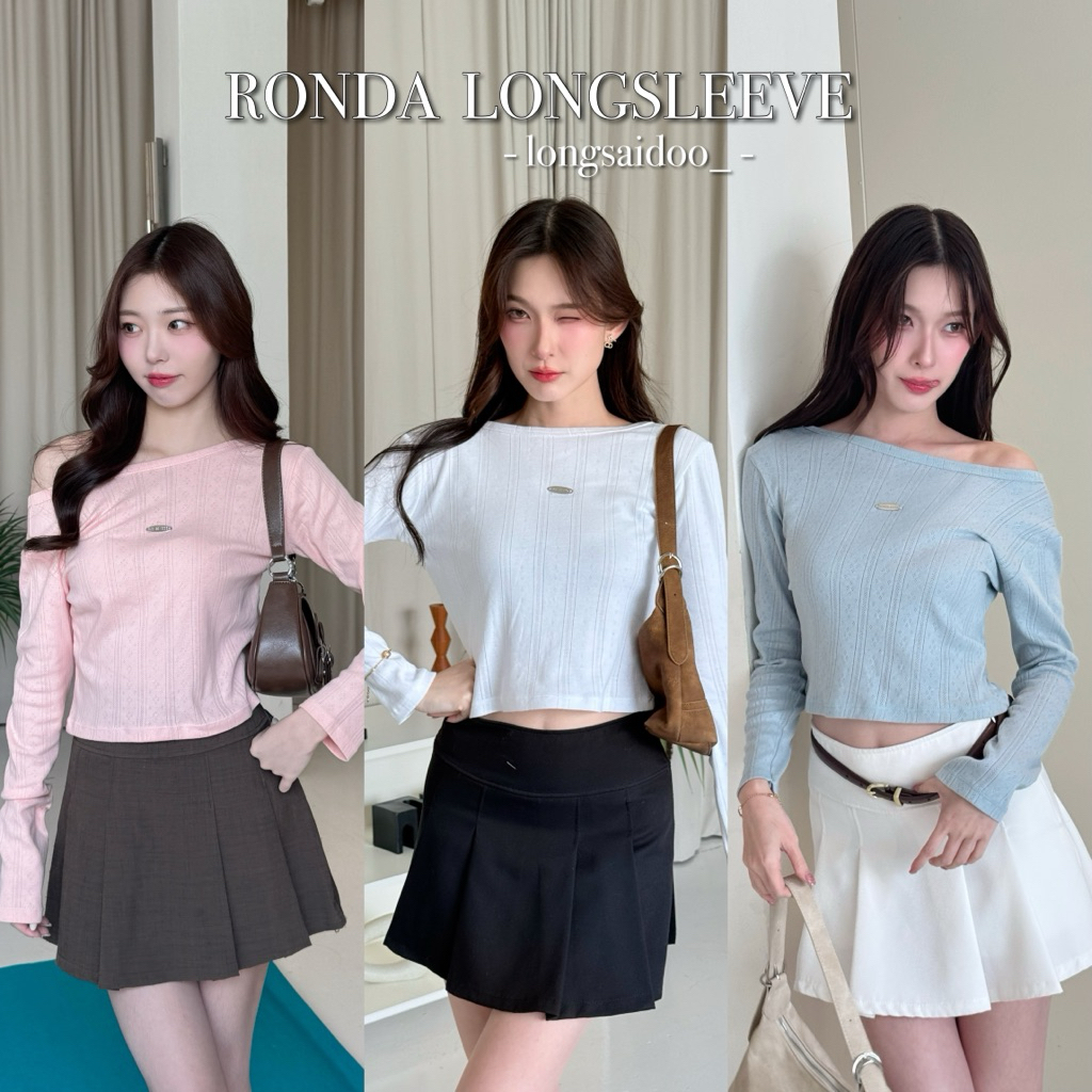 RONDA LONGSLEEVE CROP : longsaidoo_