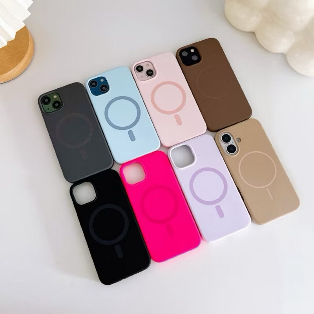 {ส่งจากไทย} Silicone Case สำหรับ iPhone iP12 iP12pro iP12promax เคสกำมะหยี่ชาร์จไร้สายวงแหวนแม่เหล็ก