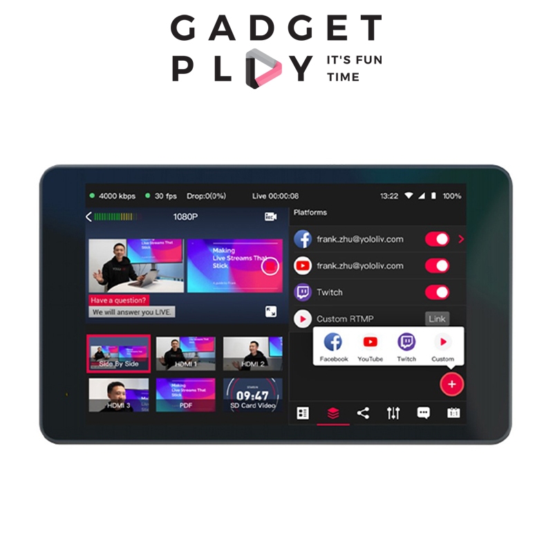 [กรุงเทพฯส่งด่วน] YoloBox Pro กล่องไลฟ์สดระดับโปร All-in-One จาก YOLOLIV