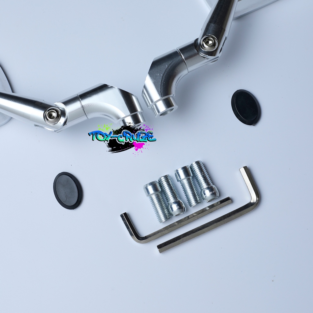 สินค้า 🔥พร้อมส่ง🔥 กระจก Rizoma Rzm ทรงเหลี่ยมTONY ขากลาง งาน CNC ดีไซน์สปอร์ต ใส่ได้ทุกรุ่น - รูปที่ 7