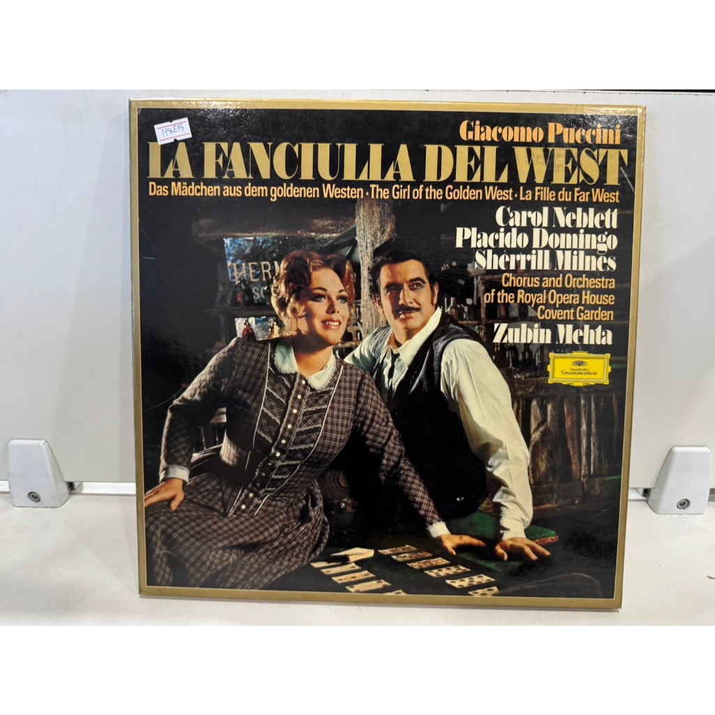 3LP Vinyl Records แผ่นเสียงไวนิล   LA FANCIULIA DEL WEST     (H10F17)