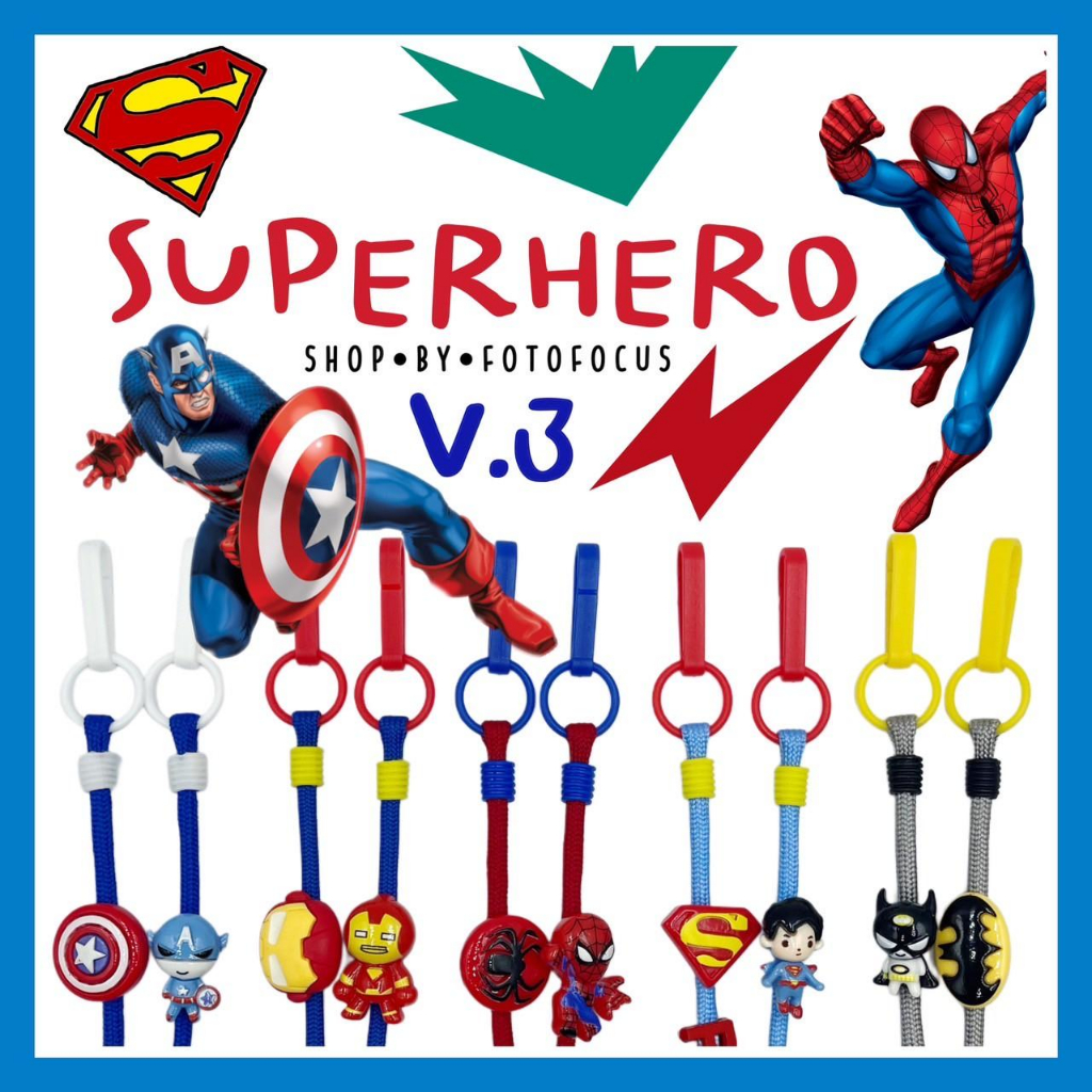MARVEL #3 | Mask Strap สายคล้องแมสลายรวมฮิตซุปเปอร์ฮีโร่ SUPERHERO