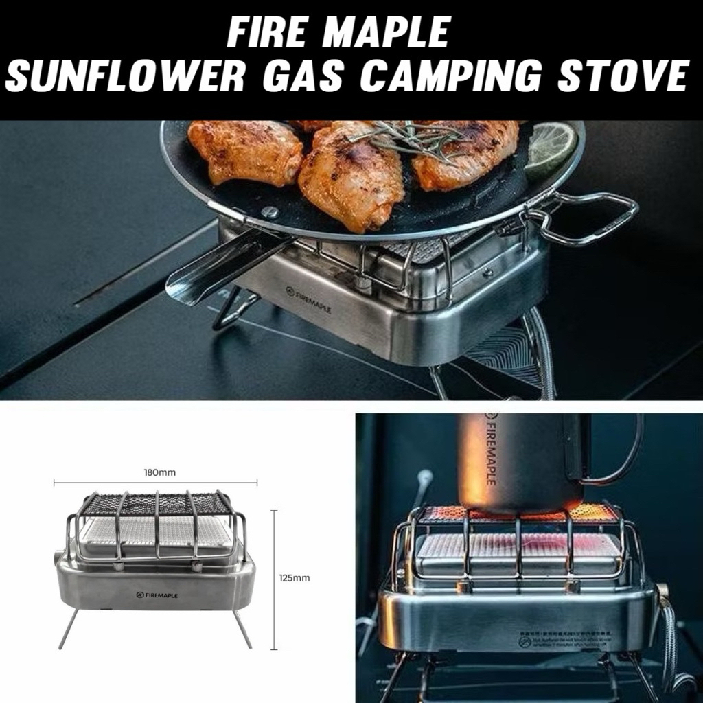 🔥รุ่นใหม่🔥เตาแก็ส Fire Maple Sunflower Gas Camping Stove เตาแก๊สเดินป่า แคมป์ปิ้ง