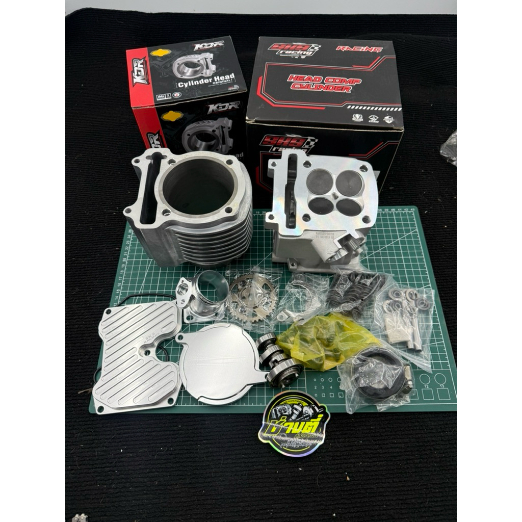 เสื้อฝาลูก85หลักเอ็กไซเตอร์ฝาSKSเสื้อ85KDRยาว100มิลขัดพร้อมใช้ฝาวาล์ว33/30พร้อมอุปกรณ์ในฝารูพอตcncคอ