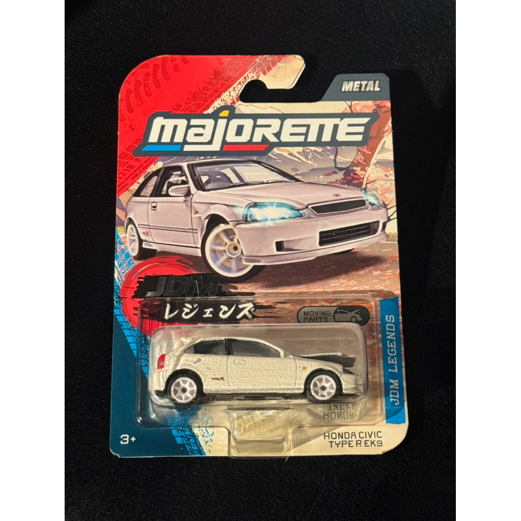 Majorette Honda Civic ek9 jdm series 2025 ขาว