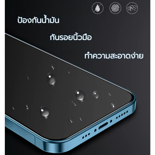 KONG ฟิล์มกระจกเต็มจอ ด้าน สำหรับ iPhone นิรภัย AG 17Air/17 Pro Max11/16E 16/15/14/13/12 mini 6Plus/7/8 Plus X XR XS Max