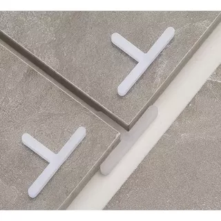 สเปนเซอร์ปรับระดับกระเบื้อง100ชิ้น/ถุง1.00-10.00(Tile Spacer)อุปกรณ์จัดร่องยาแนวกระเบื้องพื้นและผนัง กากบาทเว้นร่องยาแนว