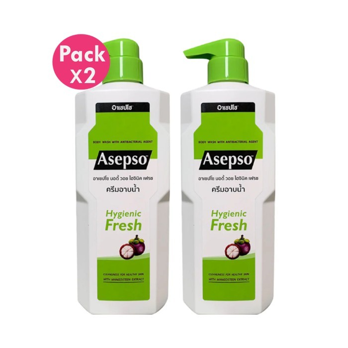 Asepso ครีมอาบน้ำ ขนาด 500 มล. จำนวน 2 ขวด