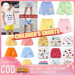 กางเกงขาสั้น CICI Kids สำหรับเด็กชายและเด็กหญิง ลวดลายสุ่ม อายุ 0-4 ปี