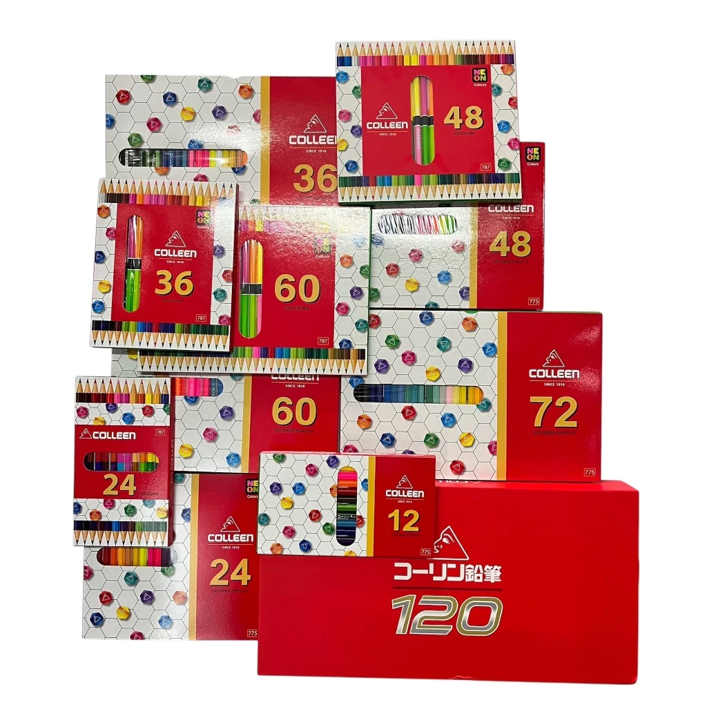 สีไม้ คอลลีน colleen 48 สี 60 สี 72สี - 120สี