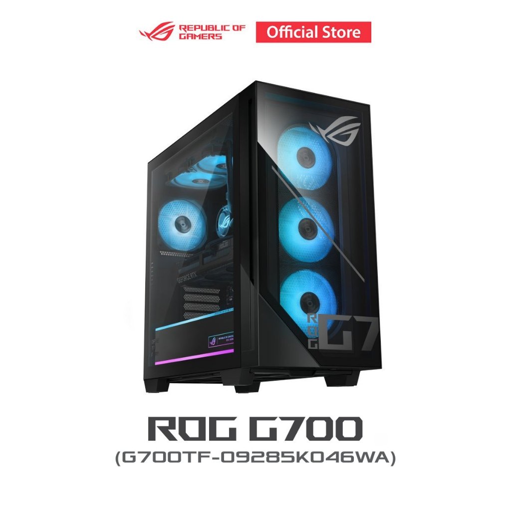 ASUS ROG G700 (G700TF-09285K046WA) Gaming Desktop, U9-285K, 64GB, 1TB SSD, RTX5070TI PRIME 16GB, W11