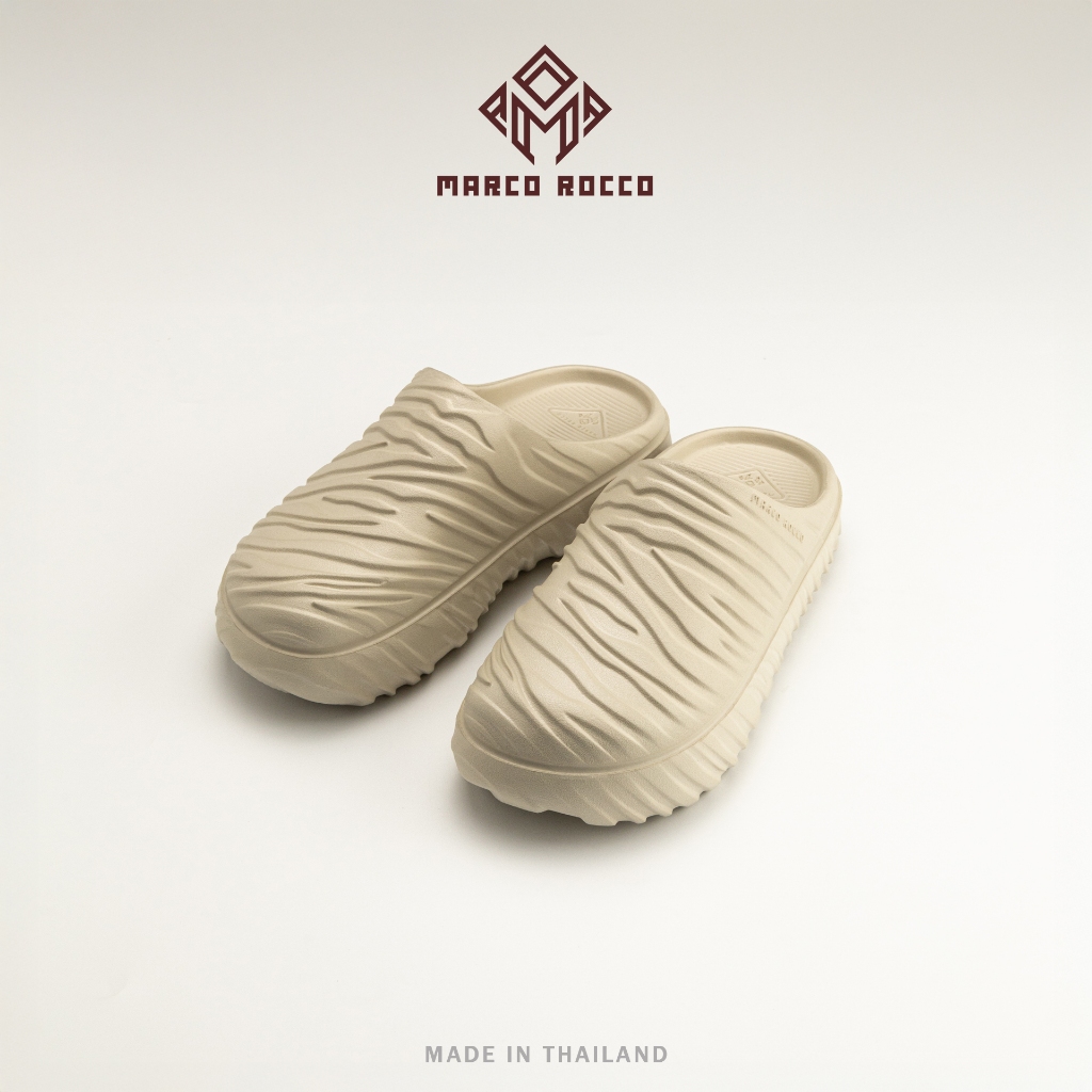 Marco Rocco รองเท้าหัวโตผู้หญิง รองเท้าแตะผู้หญิงแฟชั่น พื้นหนา กันลื่น ทนต่อการสึกหรอ แฟชั่น แฟชั่นฤดูร้อน ลำลอง MR8025